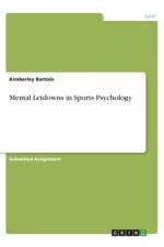 Mental Letdowns in Sports Psychology af Kimberley Bartolo