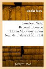 Lamalou. Nice. Reconstitution de l'Homo Mousteriensis ou Neanderthalensis af Maurice Faure