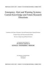 Emergency Alert and Warning Systems: Current Knowledge and Future Research Directions af National Academies Of Sciences Engineeri
