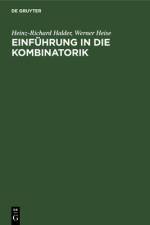 Einfuhrung in die Kombinatorik af Halder Heise Heinz-Richard Werner Halder Heise