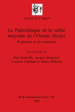 Paleolithique de la vallee moyenne de l'Oronte (Syrie)