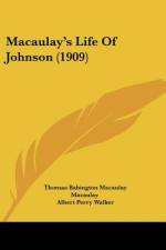Macaulay's Life Of Johnson (1909) af Thomas Babington Macaulay Macaulay
