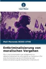 Entkriminalisierung von moralischen Vergehen af Mell Merenda Bodo Athe