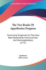 The Two Books Of Appollonius Pergaeus af Apollonius