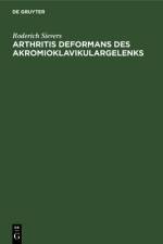 Arthritis deformans des Akromioklavikulargelenks af Sievers Roderich Sievers