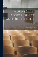 Mount Saint Agnes College and High School; 1917/18 af Sisters Of Mercy