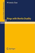 Rings with Morita Duality af Weimin Xue