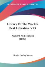 Library Of The World's Best Literature V23 af Charles Dudley Warner