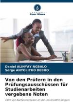 Von den Prüfern in den Prüfungsausschüssen für Studienarbeiten vergebene Noten af Daniel Alinyay Ngbalo