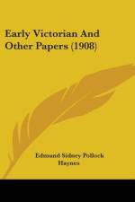 Early Victorian And Other Papers (1908) af Edmund Sidney Pollock Haynes