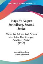 Plays By August Strindberg, Second Series af August Strindberg