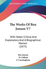 The Works Of Ben Jonson V7 af Ben Jonson