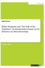 Walter Benjamin and 