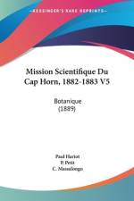 Mission Scientifique Du Cap Horn, 1882-1883 V5 af Paul Hariot