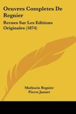 Oeuvres Completes De Regnier af Mathurin Regnier