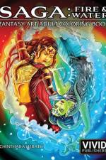 Saga: Fire & Water: Fantasy Art Adult Coloring Book af Intense Media