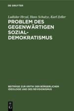 Problem des gegenwartigen Sozial-Demokratismus af Cap Domin Erban Jaroslav Georg Vojta Cap Domin Erban