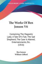 The Works Of Ben Jonson V6 af Ben Jonson