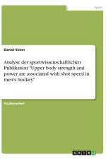 Analyse der sportwissenschaftlichen Publikation 