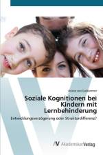 Soziale Kognitionen bei Kindern mit Lernbehinderung af Ariane von Goldammer