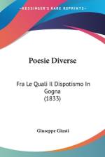 Poesie Diverse af Giuseppe Giusti
