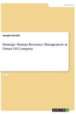 Strategic Human Resource Management at Oman Oil Company af Joseph Kariuki