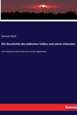 Die Geschichte des jüdischen Volkes und seiner Litteratur af Samuel Back