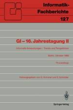 GI ¿ 16. Jahrestagung II af Sigram Schindler
