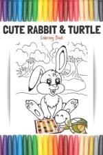 Cute Rabbit and Turtle Coloring Book af Yanna's Art
