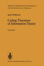 Coding Theorems of Information Theory af J. Wolfowitz