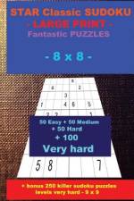 Star Classic Sudoku - Large Print - Fantastic Puzzles - 8 X 8 af Andrii Pitenko