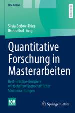 Quantitative Forschung in Masterarbeiten af Bianca Krol