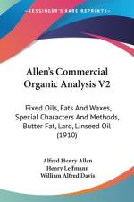 Allen's Commercial Organic Analysis V2 af Alfred Henry Allen