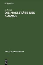 Die Mastabe des Kosmos af Kienle H. Kienle
