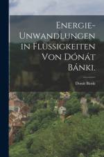Energie-unwandlungen in Flüssigkeiten von Dónát Bánki. af Donat Banki