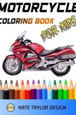 Motorcycle coloring book for kids af Kate Taylor Design
