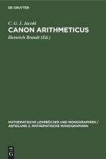 Canon Arithmeticus af C. G. J. Jacobi