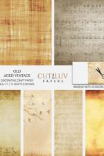 Old Aged Vintage Decorative Craft Paper af Cut Luv Papers