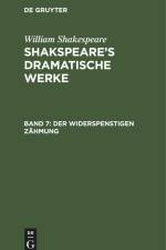 Der Widerspenstigen Zähmung af William Shakespeare