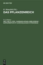 IV. 276c. Campanulaceae-Lobelioideae : Supplementum et Campanulaceae-Cyphioideae af F. E. Wimmer