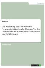 Die Bedeutung des Lernbereiches 