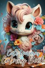 Cute Unicorns Coloring Book For Kids af Thy Nguyen