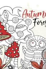 Autumn Forest Coloring Book for Adults 2 af Monsoon Publishing