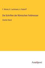 Die Schriften der Römischen Feldmesser af F. Blume