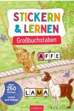 Stickern & Lernen - Großbuchstaben