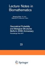 Geometrical Probability and Biological Structures: Buffon¿s 200th Anniversary af J. Serra