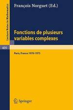 Fonctions de Plusieurs Variables Complexes af Francois Norguet