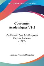 Couronnes Academiques V1-2 af Antoine Francois Delandine