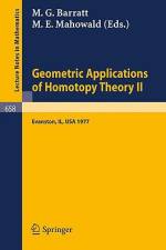 Geometric Applications of Homotopy Theory II af M. E. Mahowald