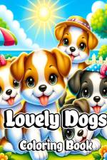 Lovely Dogs Coloring Book af Sophia Caleb